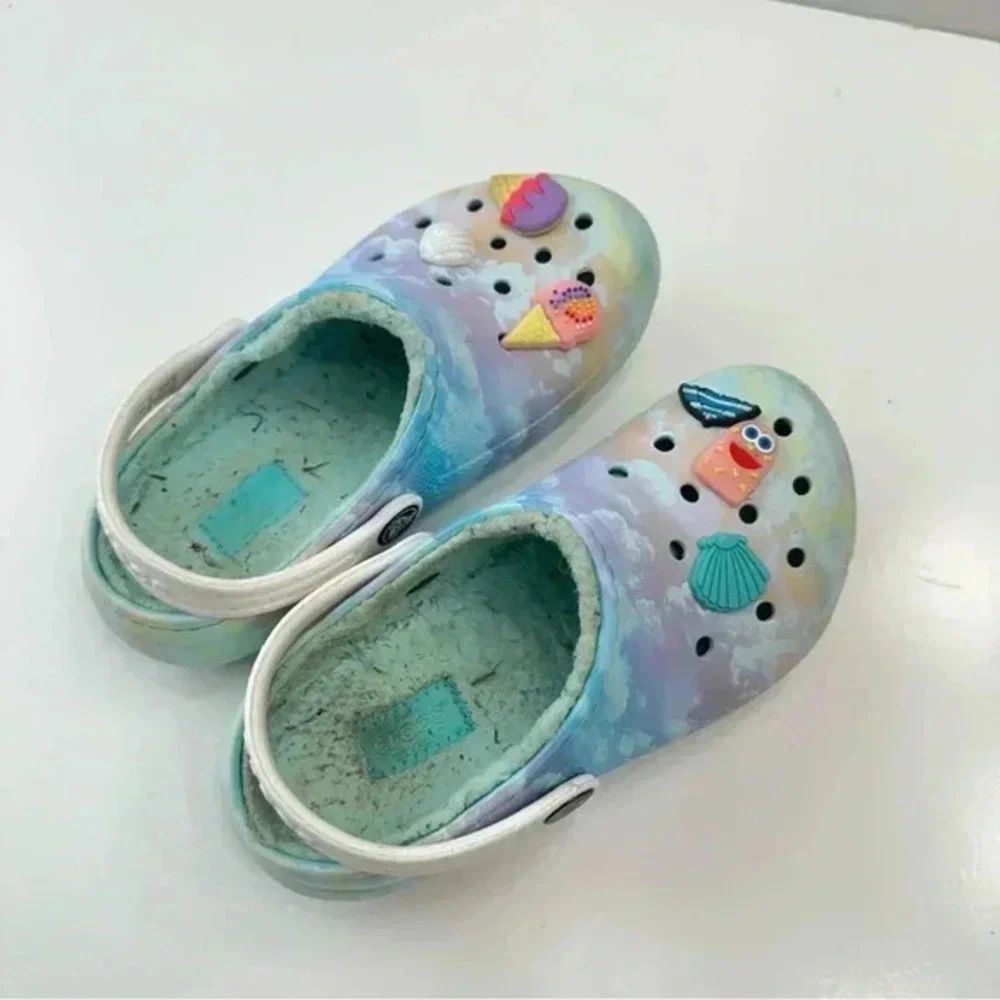 Crocs Children Solar‎ Clouds Color Size C 12 Clogs Slip On Slipper Lightweight